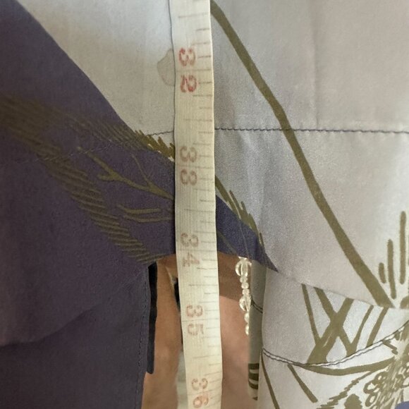 Anthropologie Silk Eloise Floral Kimono Robe Dress Tie Waist Size Medium - Picture 9 of 10